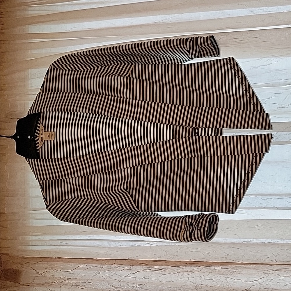 WhiteHouse BlackMarket XS Black & White Striped Blazer. Like new.